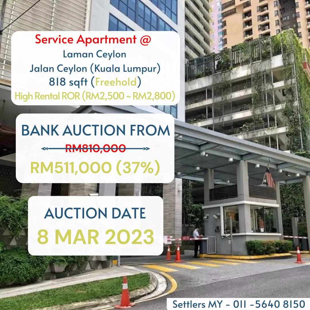 bank lelong Laman Ceylon Jalan Ceylon Kuala Lumpur