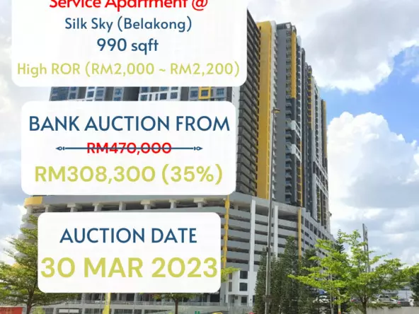bank lelong Silk Sky, Balakong, Seri Kembangan, Selangor for Auction