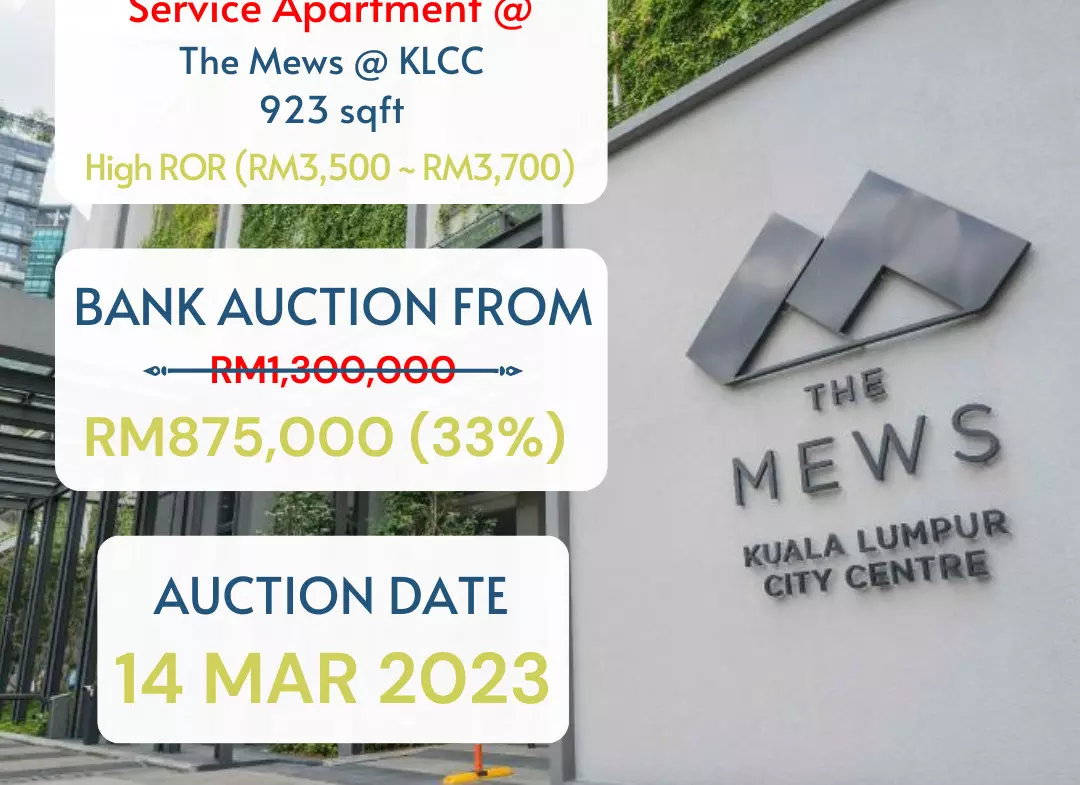 bank lelong The Mews KLCC kuala lumpur