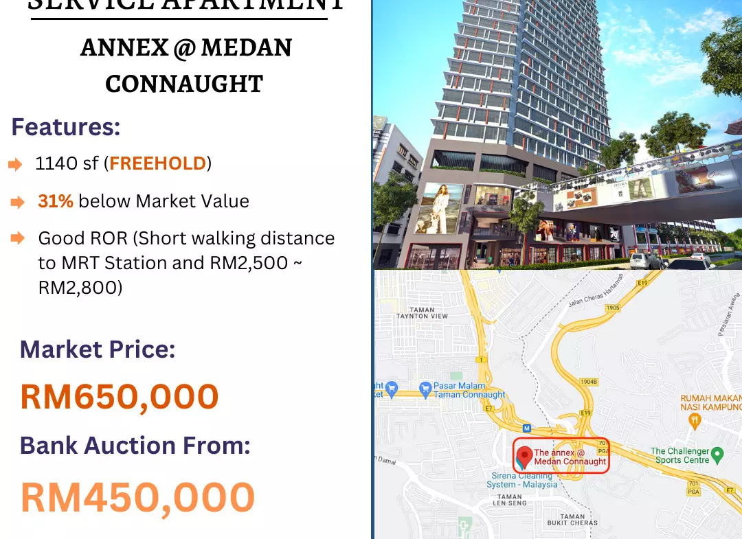 Bank Lelong Service Apartment @ Annex, Medan Connaugh, Kuala Lumpur 2