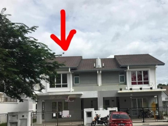 Rumah Lelong 2 Storey Semi-D House @ Bayu, Taman Meranti Aman, Puchong, Selangor for Auction