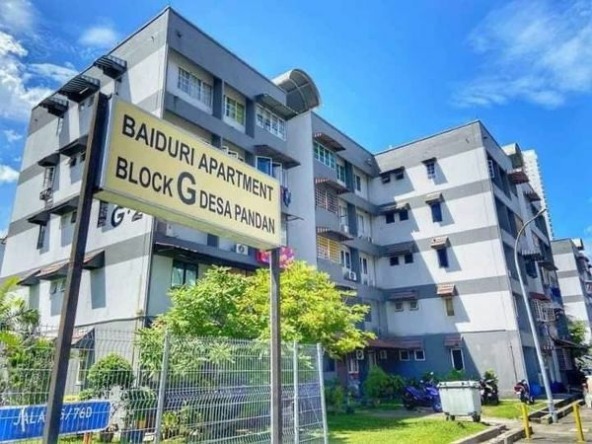 Rumah Lelong Baiduri Apartment @ Desa Pandan, Kuala Lumpur for Auction