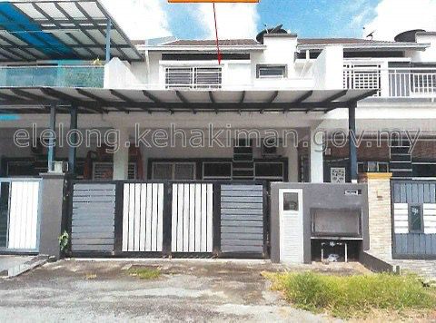 Rumah Lelong 2 Storey House @ Taman Dato Hormat, Telok Panlima Garang, Selangor for Auction