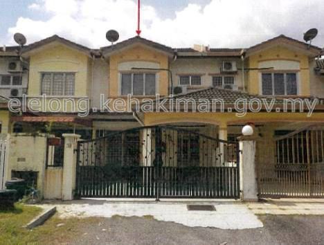 Rumah Lelong 2 Storey House @ Taman Puncak Jalil, Seri Kembangan, Selangor for Auction