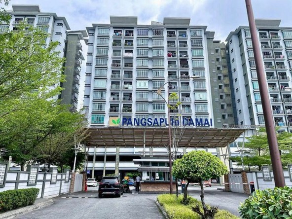 Rumah Lelong Pangsapuri Damai @ Taman Sri Muda, Shah Alam, Selangor for Auction