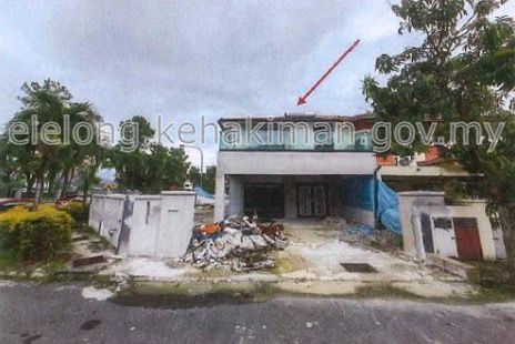 Rumah Lelong 2 Storey Corner Lot House (No. 2) @ Taman Fadason, Kuala Lumpur for Auction