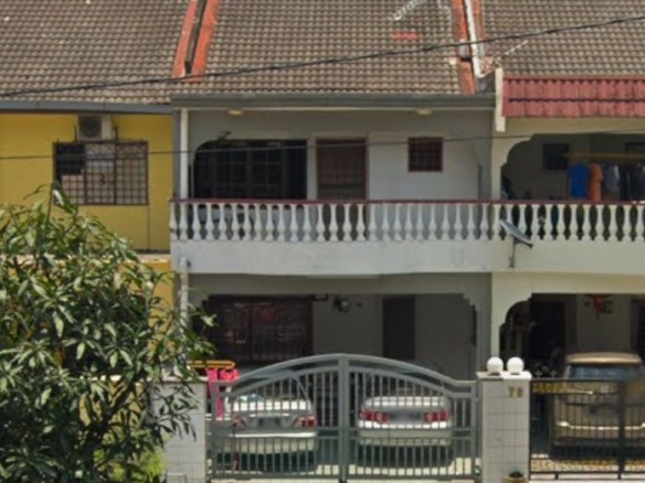 Rumah Lelong 2 Storey House (No. 74) @ Taman Indah Perdana, Kepong, Kuala Lumpur for Auction