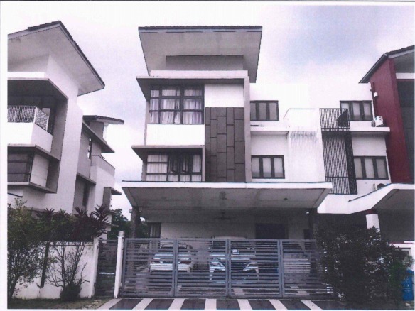 Rumah Lelong 3 Storey Semi-D House (No. 12) @ Cahaya Alam, Shah Alam, Selangor for Auction