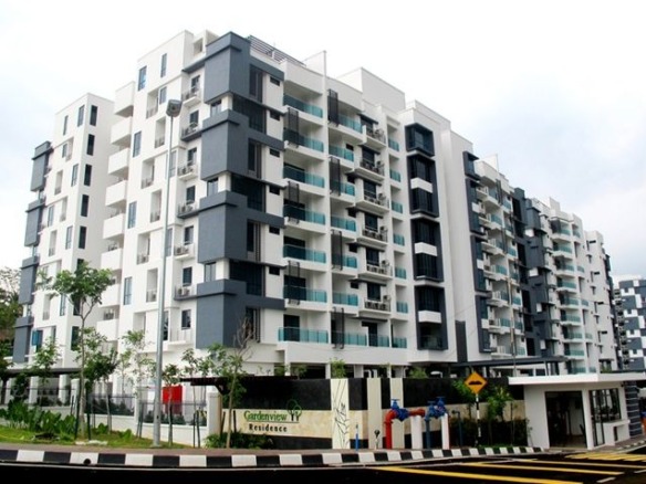 Rumah Lelong Gardenview Residence (A-8-3) @ Cyber 12, Cyberjaya for Auction